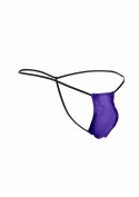 Justin+Simon Classic G-String Bulge czarny anatomiczny model męski S/M