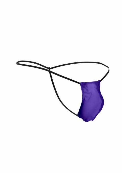 Justin+Simon Classic G-String Bulge czarny, komfortowy model męski L/XL