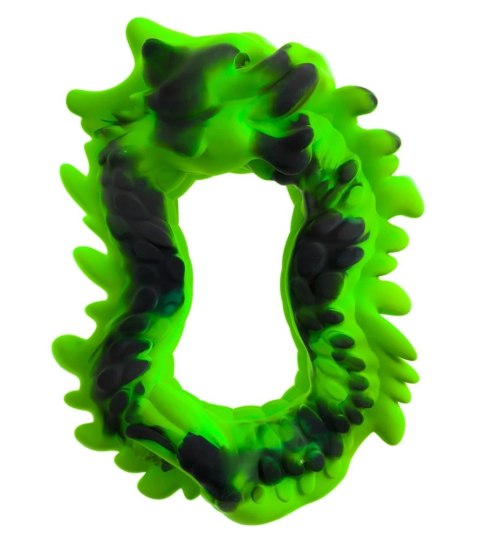 Beasty Cocks Dragon Loop silikonowy pierścień z motywem smoka 8 cm