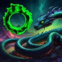 Beasty Cocks Dragon Loop silikonowy pierścień z motywem smoka 8 cm