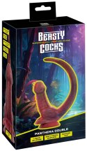 Beasty Cocks Panthera Double silikonowy model dwustronny z przyssawką 47 cm