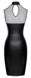 Cottelli PARTY Dress Net XL - Sukienka matowa z siateczką, XL