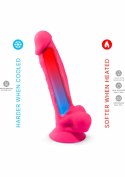 Silex-D Model 1 9" silikonowy anatomiczny z przyssawką, termo-reaktywny