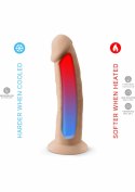 Silex-D Model 2 7.5" silikonowy anatomiczny z przyssawką, termoaktywny