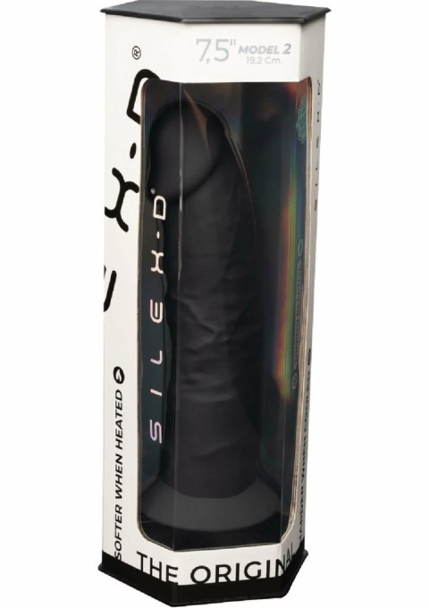 Silex-D Model 2 7.5" silikonowy anatomiczny z przyssawką, termoaktywny