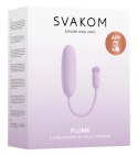 Svakom Plume Pastel Lilac - elastyczny model z aplikacją, silikon