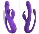Sweet Smile Rabbit Vibe model G-Spot/Ana, silikonowy, 23 cm, fioletowy