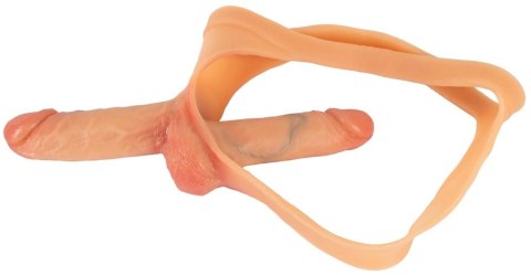 You2Toys Double Penis Thong - podwojny system intymny z Liquid Silicone