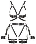 ZADO Leather Harness Set S/M - Skorzany zestaw uprzęży z regulacją