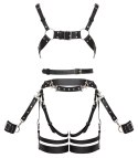 ZADO Leather Harness Set S/M - Skorzany zestaw uprzęży z regulacją
