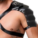 ZADO Men's Leather Harness S-L czarny regulowany skorzany pas