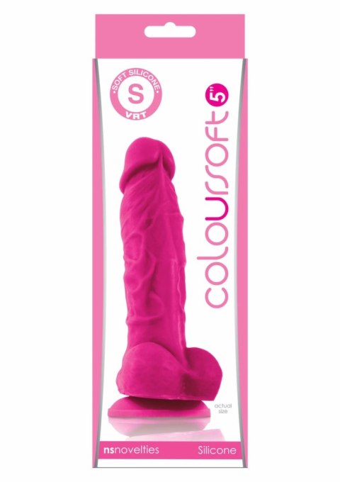 NS Novelties ColourSoft Soft Model 5 inch silikonowy, z przyssawką, beżowy