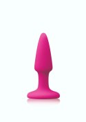 NS Novelties Colours Pleasures Mini Plug silikonowy z przyssawką czarny S