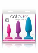 NS Novelties Colours Pleasures Trainer Kit silikonowy zestaw 3 rozmiarow kolorowy