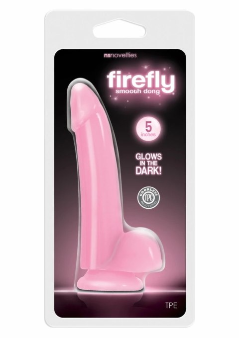 NS Novelties Firefly Glowing Dong 5" - świecący model z przyssawką TPE