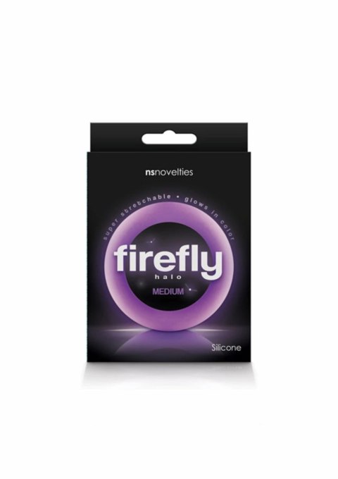 NS Novelties Firefly Halo 55 mm Medium - silikonowy pierścień świecący w ciemności