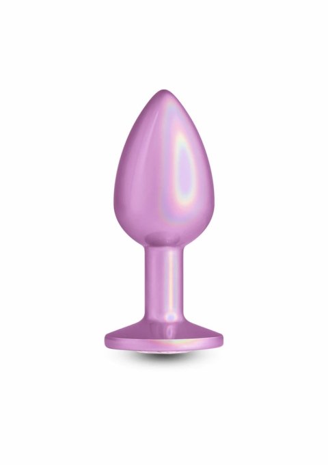 NS Novelties Iridescent Pink Small aluminiowy korek anatomiczny lekki chromowany