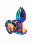 NS Novelties Rear Assets Multicolor Heart S aluminiowy korek ozdobny S
