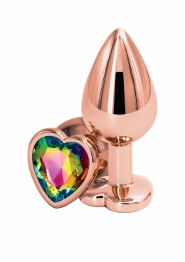 NS Novelties Rear Assets Rose Gold Heart M - aluminiowy model z sercem, średni