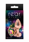 NS Novelties Rear Assets Rose Gold Heart S - aluminiowy model z sercem, rozmiar S