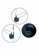 Bronx Scrotum Sleeve Ring silikonowy pierścień anatomiczny czarny