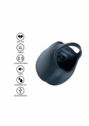 Bronx Scrotum Sleeve Ring silikonowy pierścień anatomiczny czarny