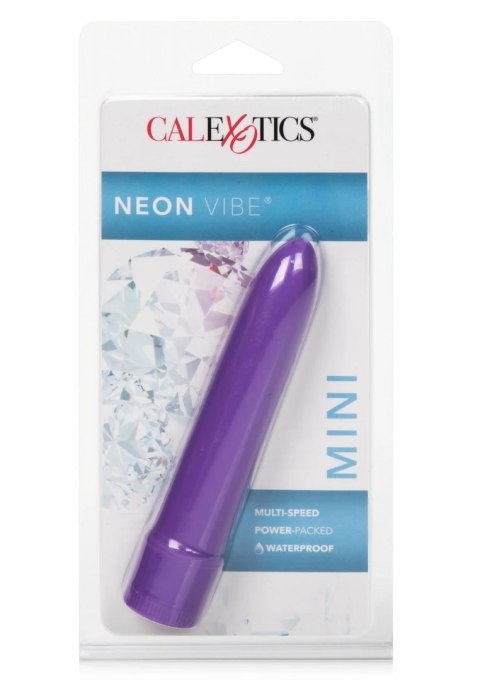 CalExotics Neon Vibrator kompaktowy model wielofunkcyjny 11,5 cm neonowy
