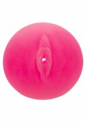 CalExotics Pop Sock Dual Entry - maszyna intymna Pure Skin, dwukanałowa, 16 cm