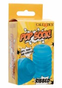CalExotics Pop Sock Ribbed - elastyczna maszyna intymna z żebrowaną teksturą