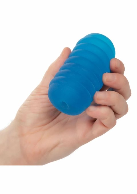 CalExotics Pop Sock Ribbed - elastyczna maszyna intymna z żebrowaną teksturą