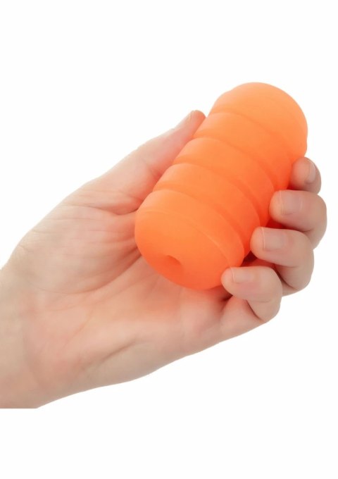 CalExotics Pop Sock Ribbed - elastyczny rękaw intymny z żebrowaną strukturą