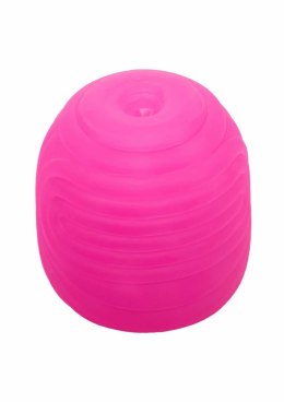 CalExotics Pop Sock Textured - dwustronna silikonowa maszyna intymna z teksturą