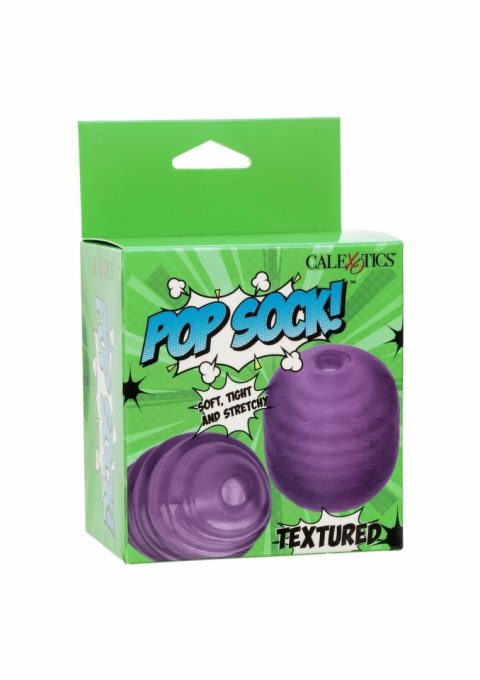 CalExotics Pop Sock Textured - dwustronna silikonowa nakładka z teksturą