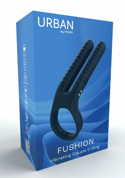 Fushion Vibrating Couple Ring - pierścień wibrujący dla par, silikonowy