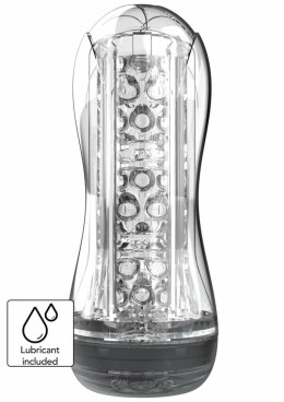 TOYJOY HERO Big Clear Blast - przezroczysta maszyna intymna z regulacją podciśnienia