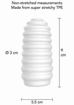 TOYJOY HERO Medium Ribs - elastyczna maszyna intymna z teksturą