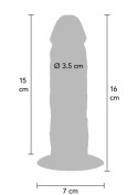 ToyJoy Get Real Skin Foreskin Dong silikonowy 15 cm z ruchomą powierzchnią