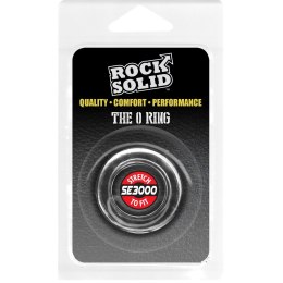 Doc Johnson Ring Classic silikonowy pierścień anatomiczny czarny