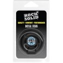 Doc Johnson Rock Solid Mega - anatomiczny pierścień z regulacją, czarny