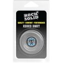 Doc Johnson Rock Solid Ribbed silikonowy pierścień z prążkowaną fakturą