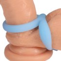 Doc Johnson Rock Solid podwojny pierścień anatomiczny silikonowy