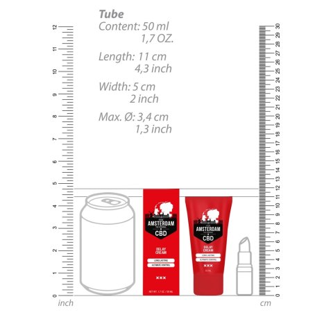Pharmquests CBD Delay Cream 50 ml - krem wydłużający czas intymny Pharmquests CBD Delay Cream 50 ml - krem wydłużający czas intymny