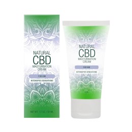 Pharmquests Shots Naturalny krem łagodzący CBD dla mężczyzn 50 ml