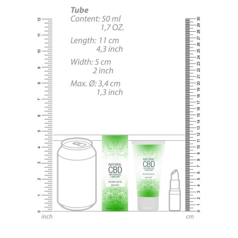 Pharmquests Shots Naturalny lubrykant wodny CBD 50ml, hipoalergiczny Pharmquests Shots Naturalny lubrykant wodny CBD 50ml, hipoalergiczny