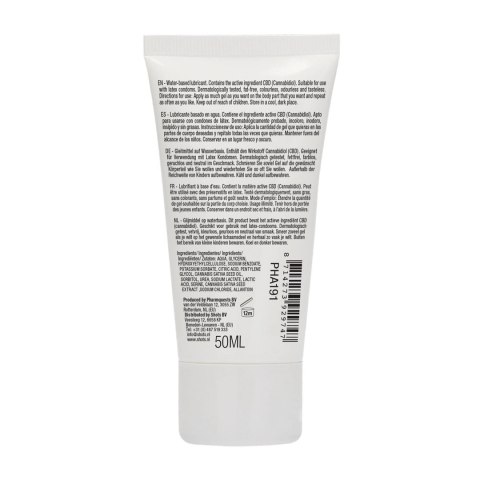 Pharmquests Shots Naturalny lubrykant wodny CBD 50ml, hipoalergiczny Pharmquests Shots Naturalny lubrykant wodny CBD 50ml, hipoalergiczny