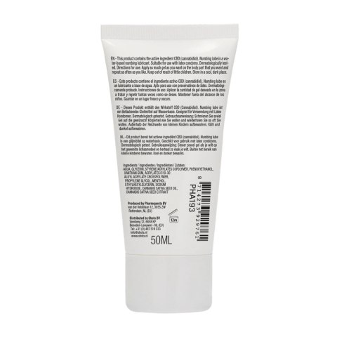 Pharmquests Shots Naturalny lubrykant wodny z CBD 50 ml Pharmquests Shots Naturalny lubrykant wodny z CBD 50 ml