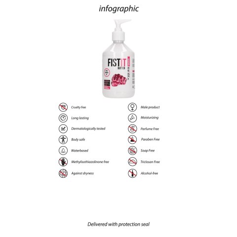 Shots Fist It Boybutter żel intymny wodny 500ml pompka Shots Fist It Boybutter żel intymny wodny 500ml pompka