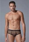 Allure Star Męskie Slipy L/XL Przezroczyste z Siatką i Elastycznym Pasem