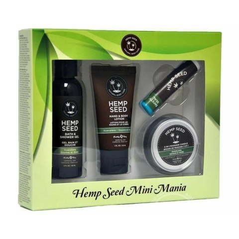 Earthly Body Mini Travel Kit Guavalava z olejem z nasion konopi 4 szt. Earthly Body Mini Travel Kit Guavalava z olejem z nasion konopi 4 szt.