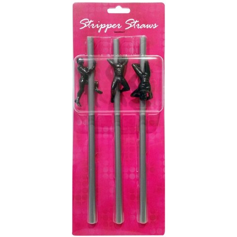 Kheper Games Słomki imprezowe srebrne z figurkami 3 szt. Kheper Games Słomki imprezowe srebrne z figurkami 3 szt.